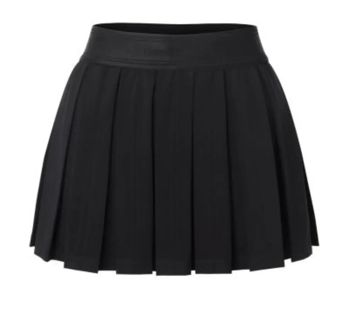 쓰리타임즈 에센셜 스포티 스커트 essential sporty 블랙 상품이미지1