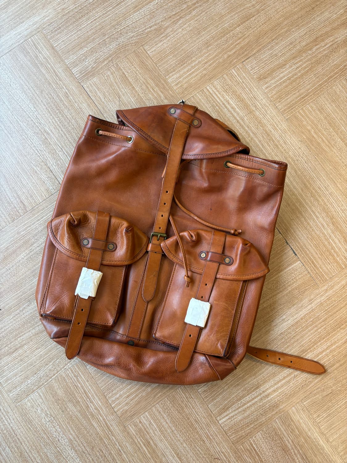DOUBLE RL Riley Cow Leather Rucksack 상품이미지4