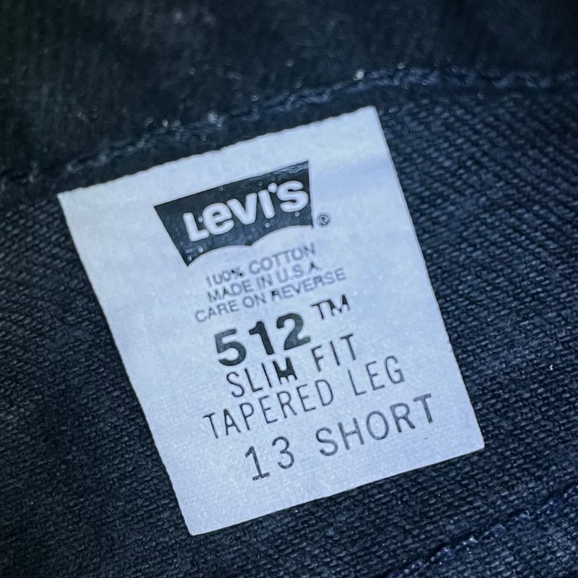 리바이스 512 블랙진 데님팬츠 W L S 상품이미지5