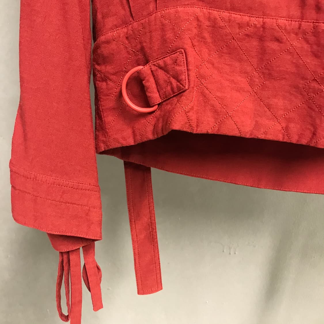 겐조 블라우스 레드 36(W) 상품이미지4