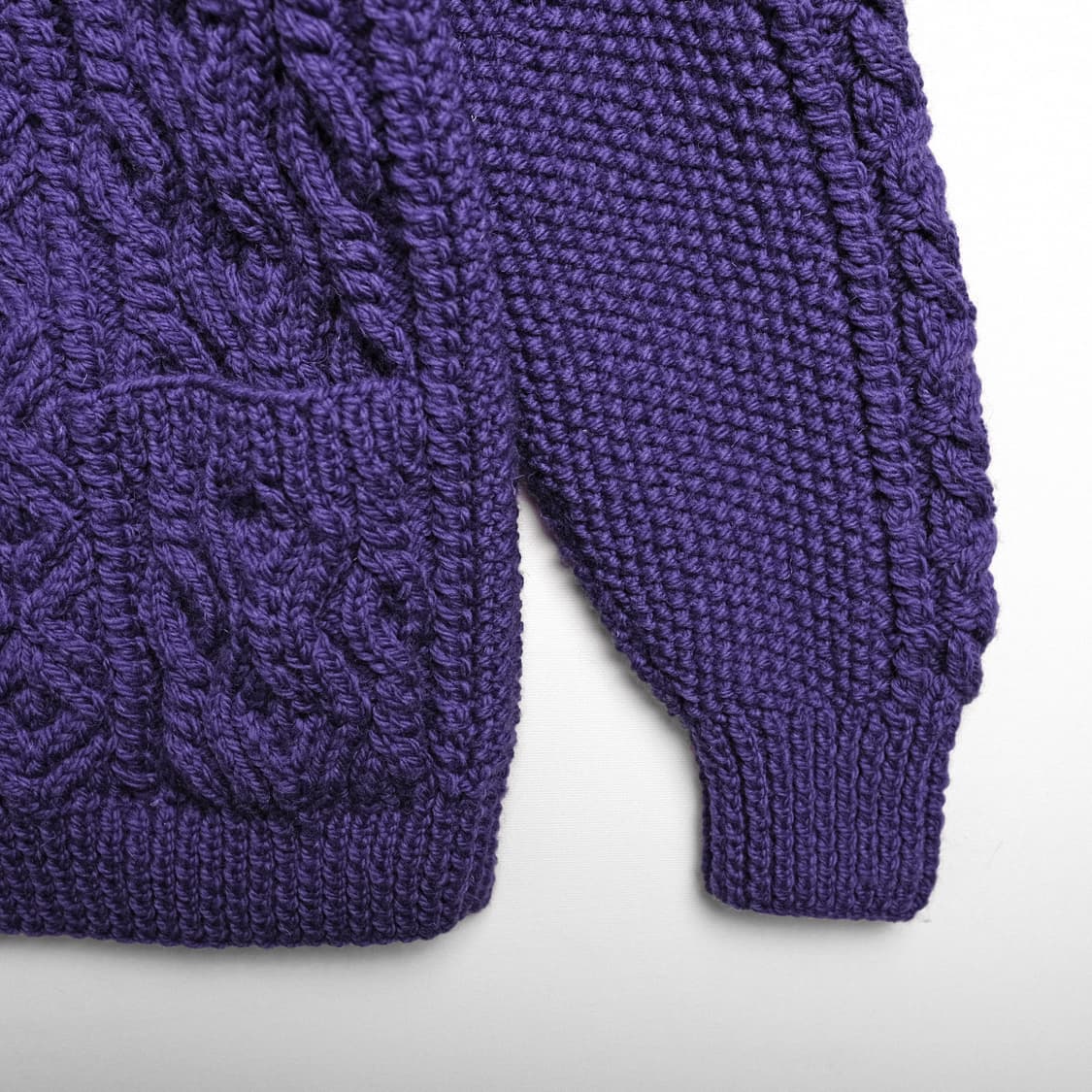 인버알란 럼버 카디건-퍼플 사이즈 추천 44-55 상품이미지7