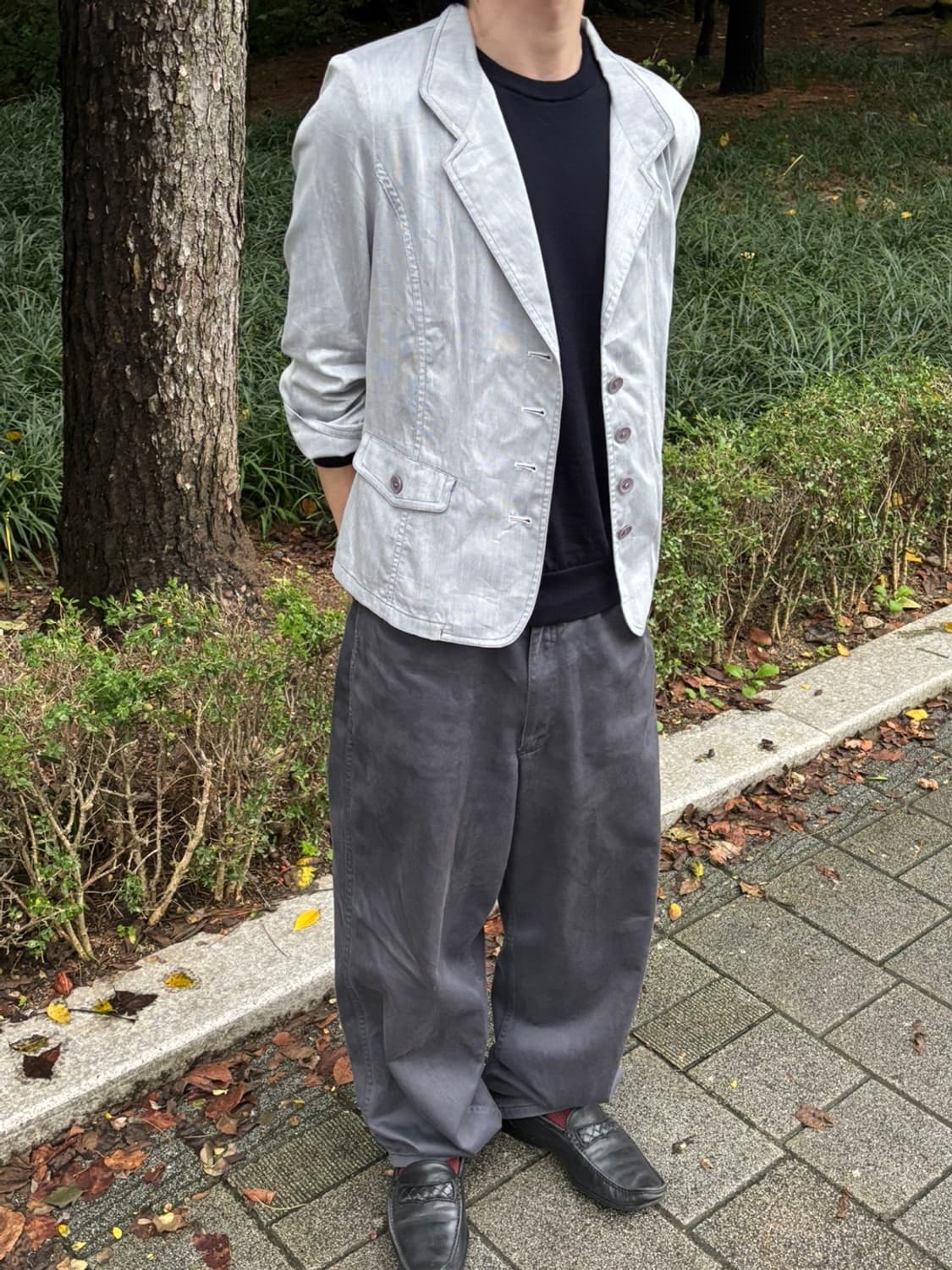 Light Gray Short Jacket 상품이미지1