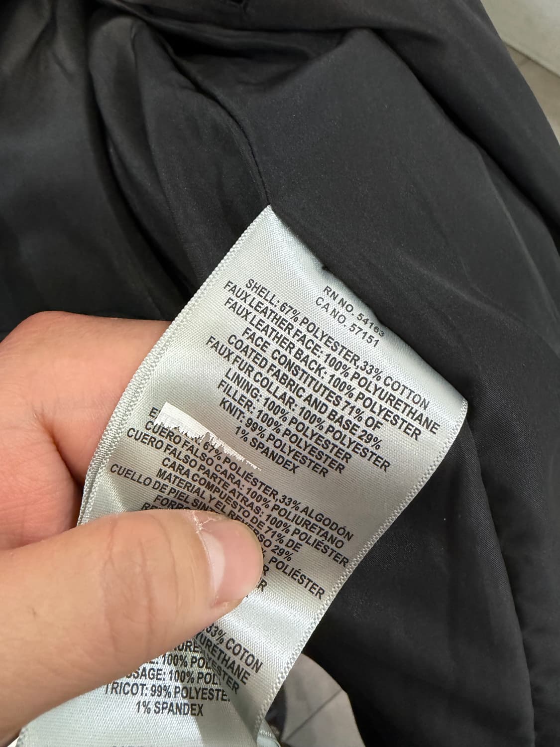 리바이스 쉐르파 레더 가죽 패딩 자켓 상품이미지9