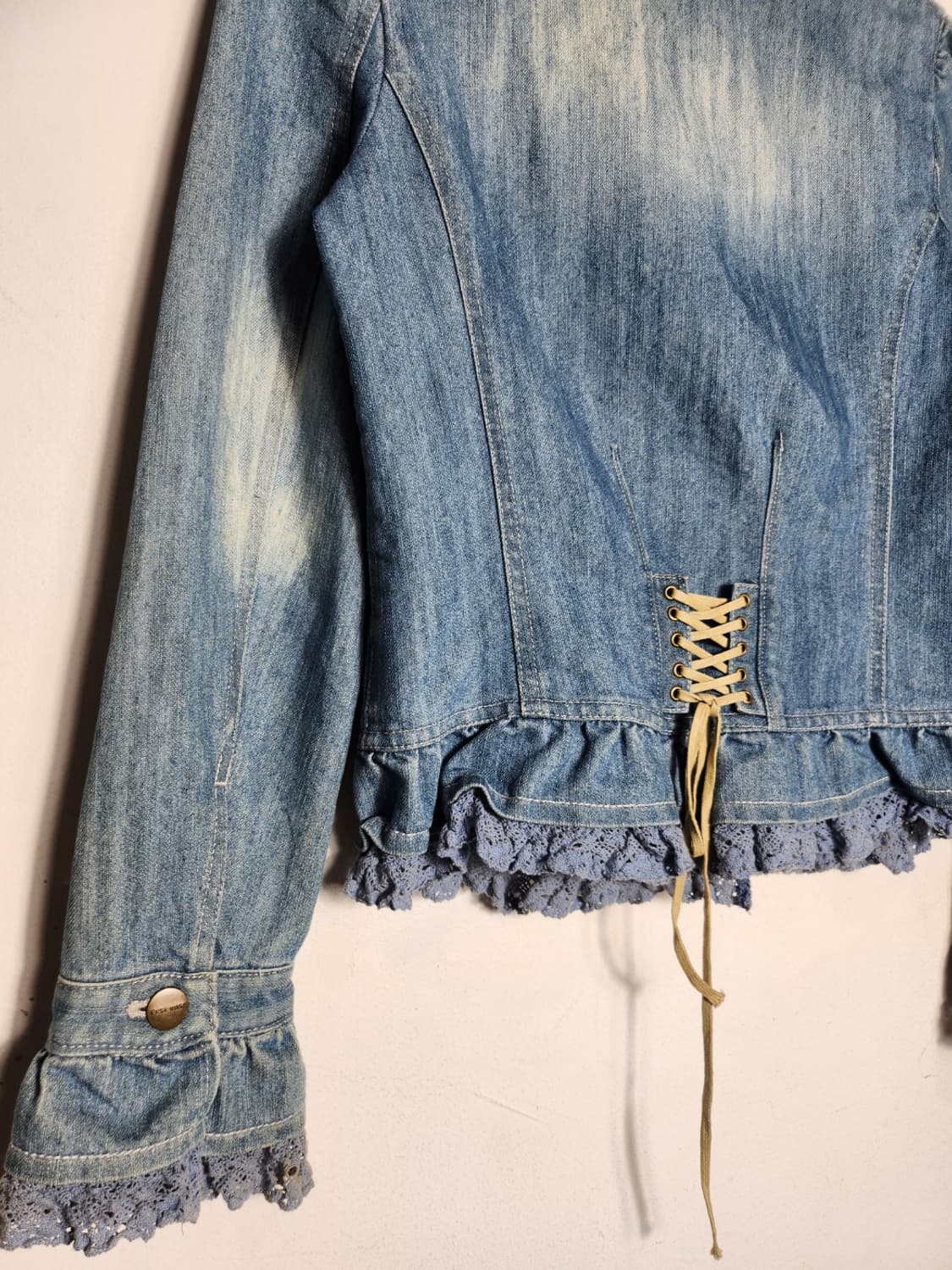 레스트로즈 프릴 데님 자켓 상품이미지4