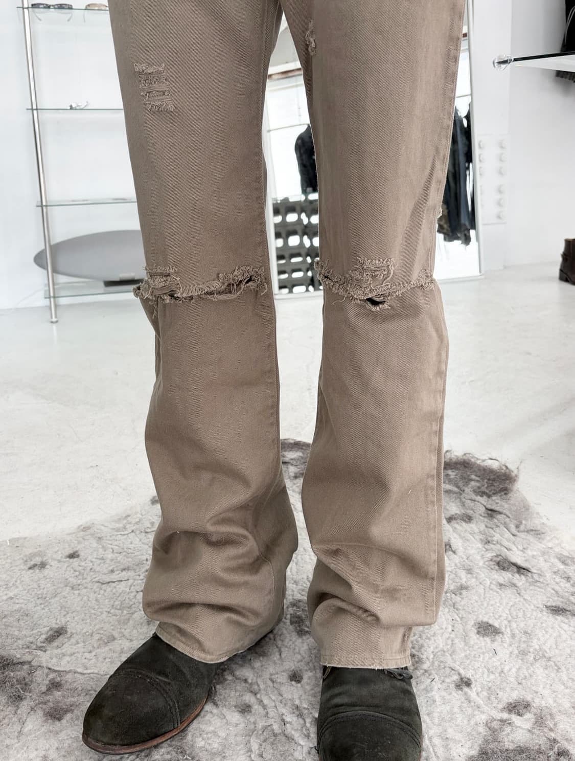 돌체엔가바나 디스트레스 플레어 데님 상품이미지3