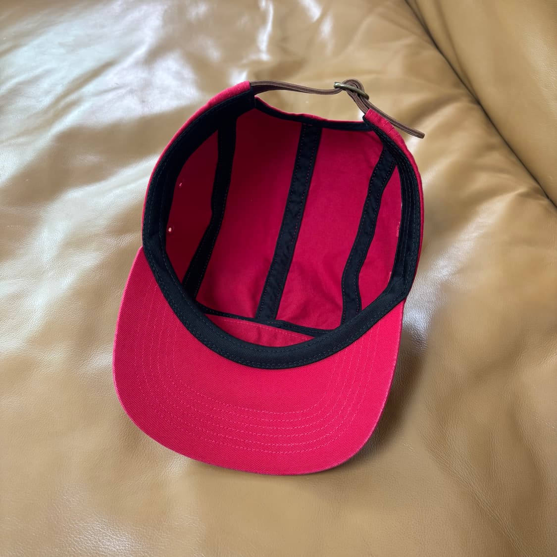 슈프림 캠프캡 모자 박스로고 25ss 워시드 레드 상품이미지7