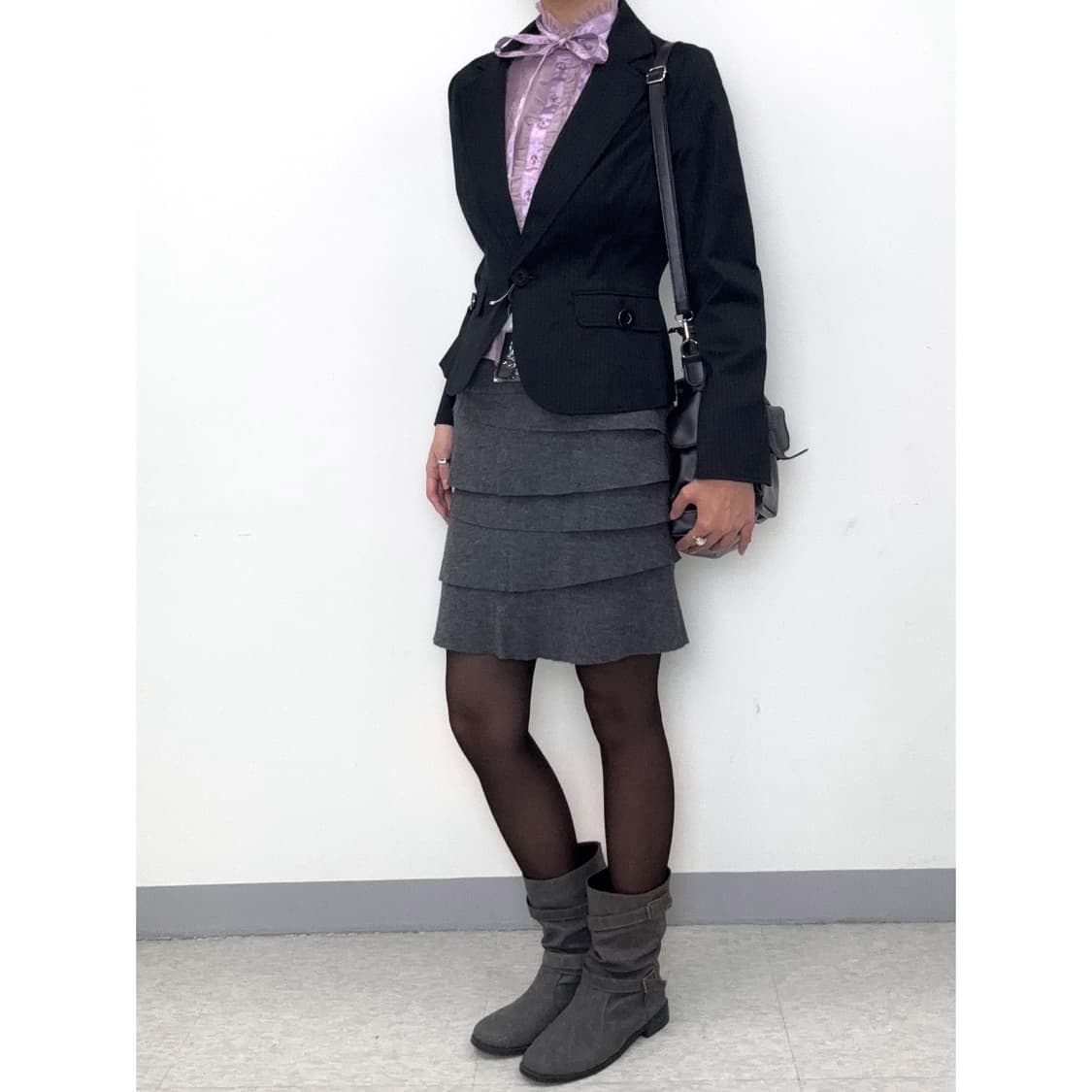 빈티지 데드스탁 블랙 블레이저 자켓 상품이미지3