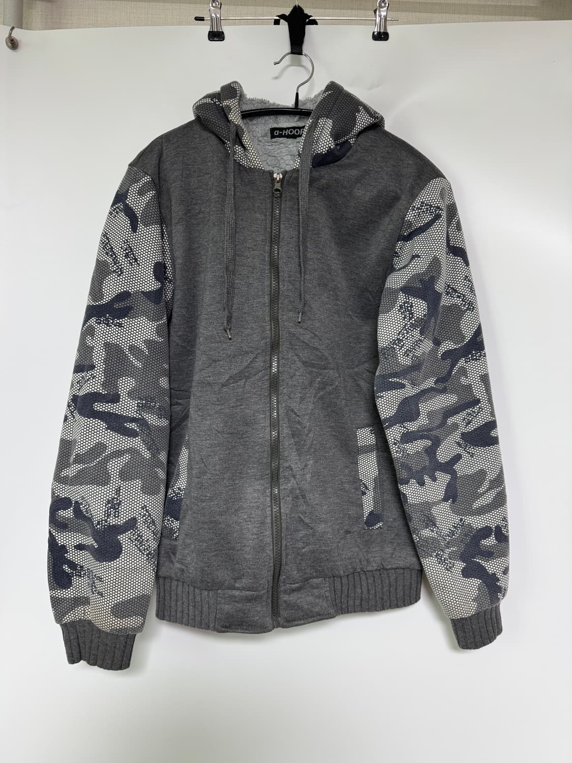 a-HOOP 카모 패턴 후드 집업 S-m 상품이미지1