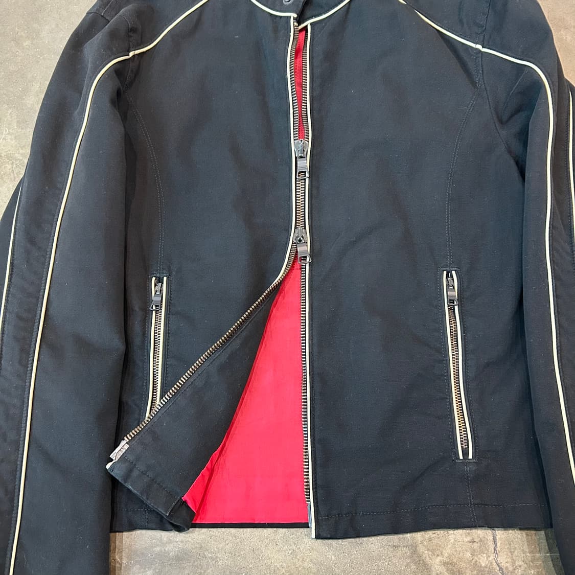 아르마니 익스체인지 파이핑 바이커자켓 상품이미지3