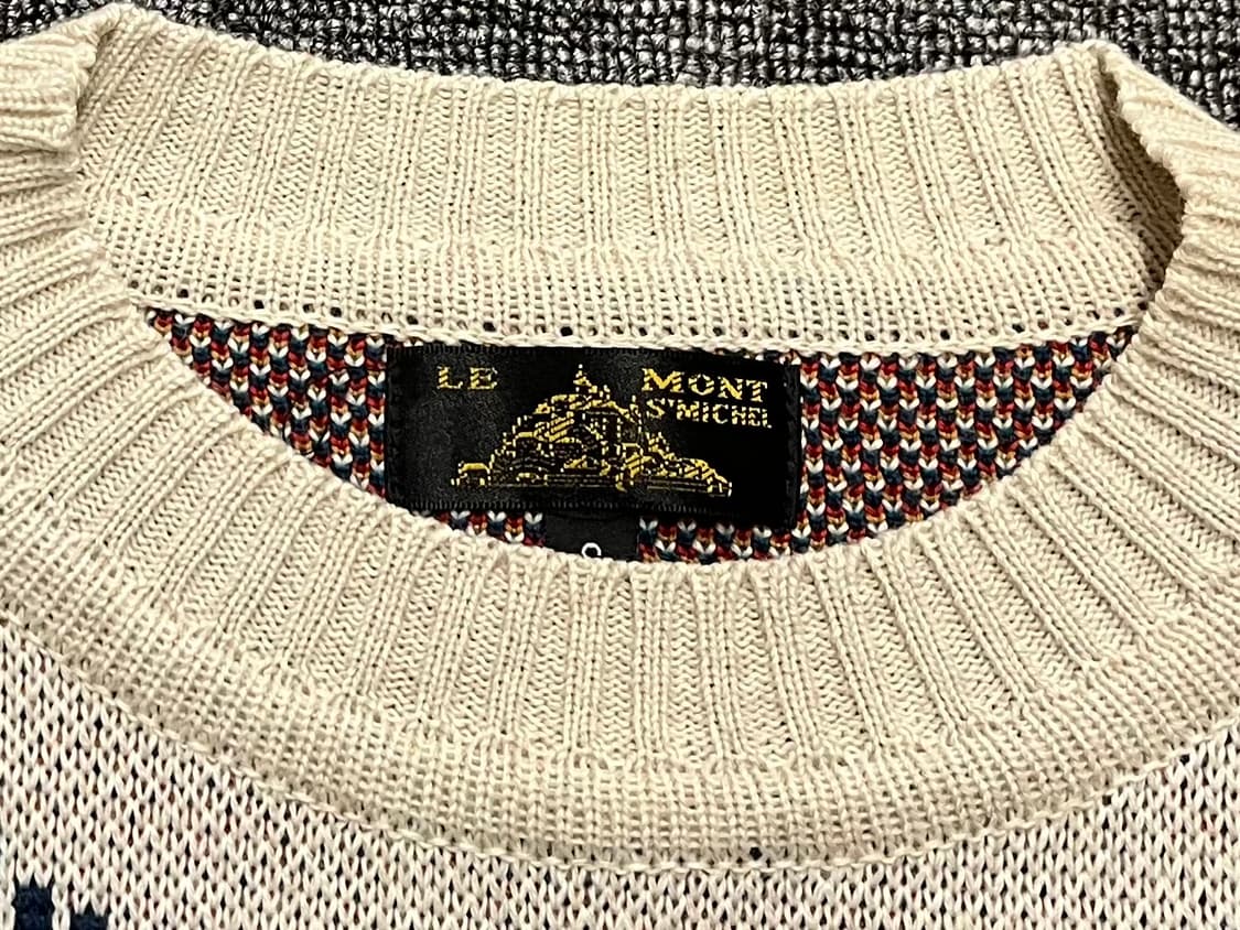 [55~66] LE MONT SAINT MICHEL 르몽생미쉘 패턴 니트 상품이미지3