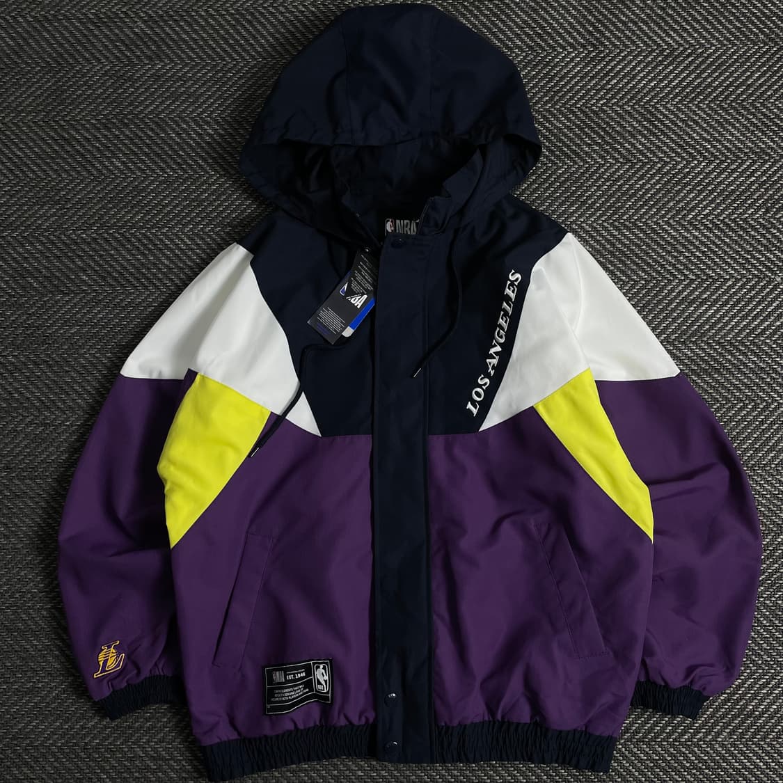 NBA LA 레이커스 빅로고 컬러블럭 바람막이 y 3692 상품이미지2