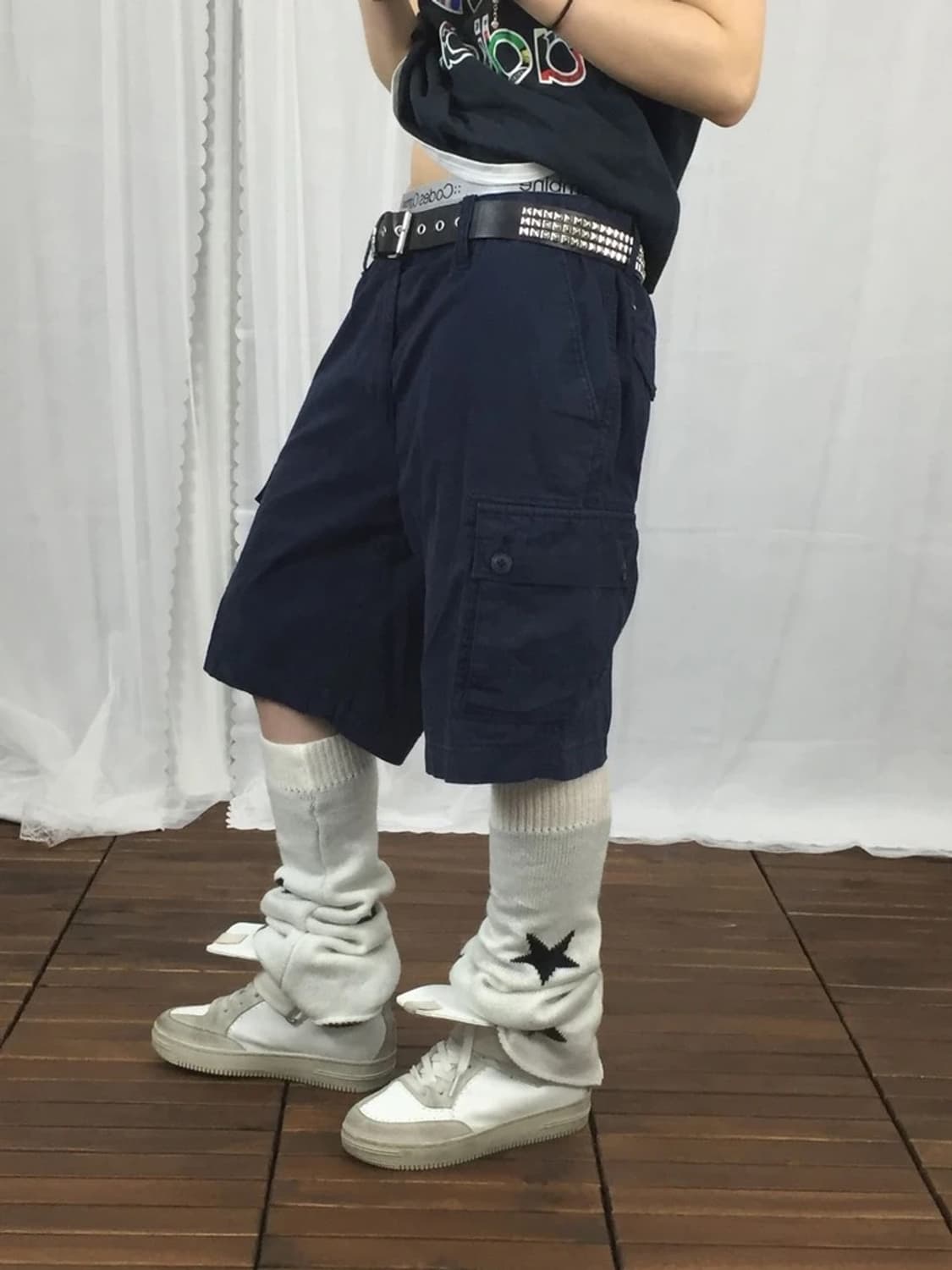 Tommy Hilfiger Navy Cargo Shorts 상품이미지2