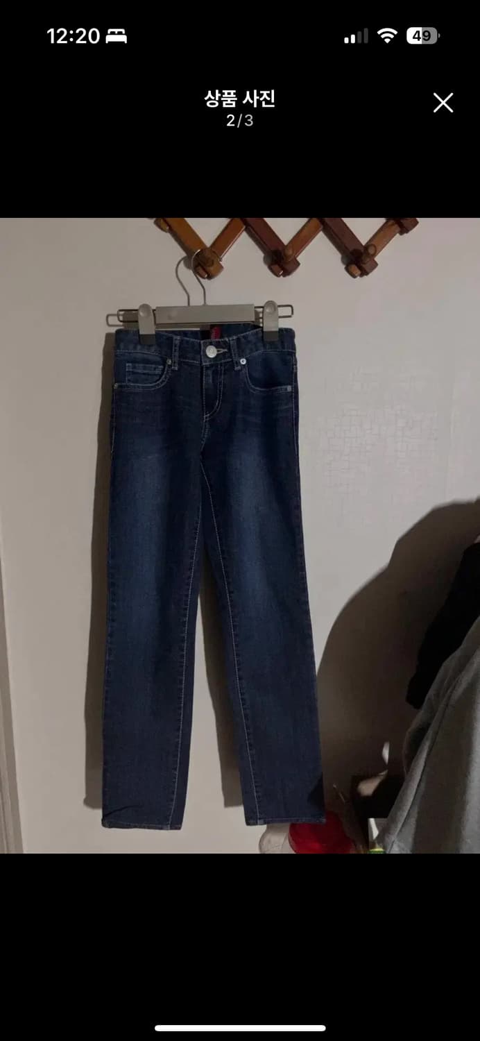 빈티지 게스 진청 로우 스키니진 데님 청바지 25 상품이미지2