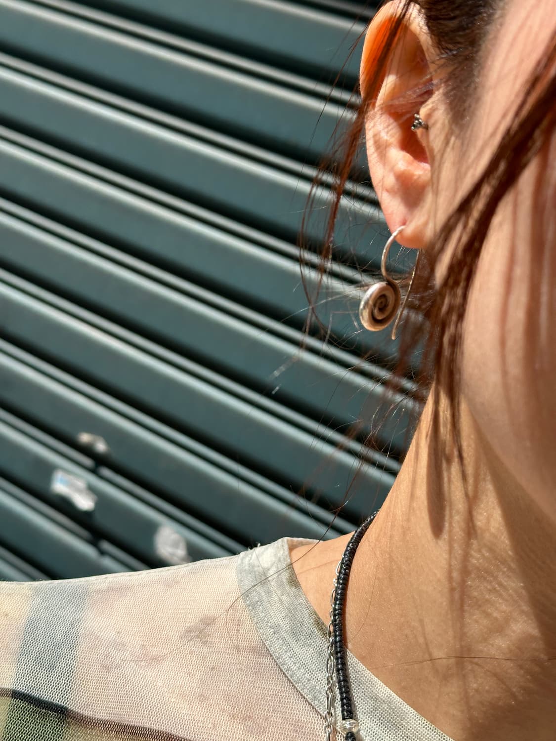 Karen Silver Spiral Wire Hook Earring— M 상품이미지5