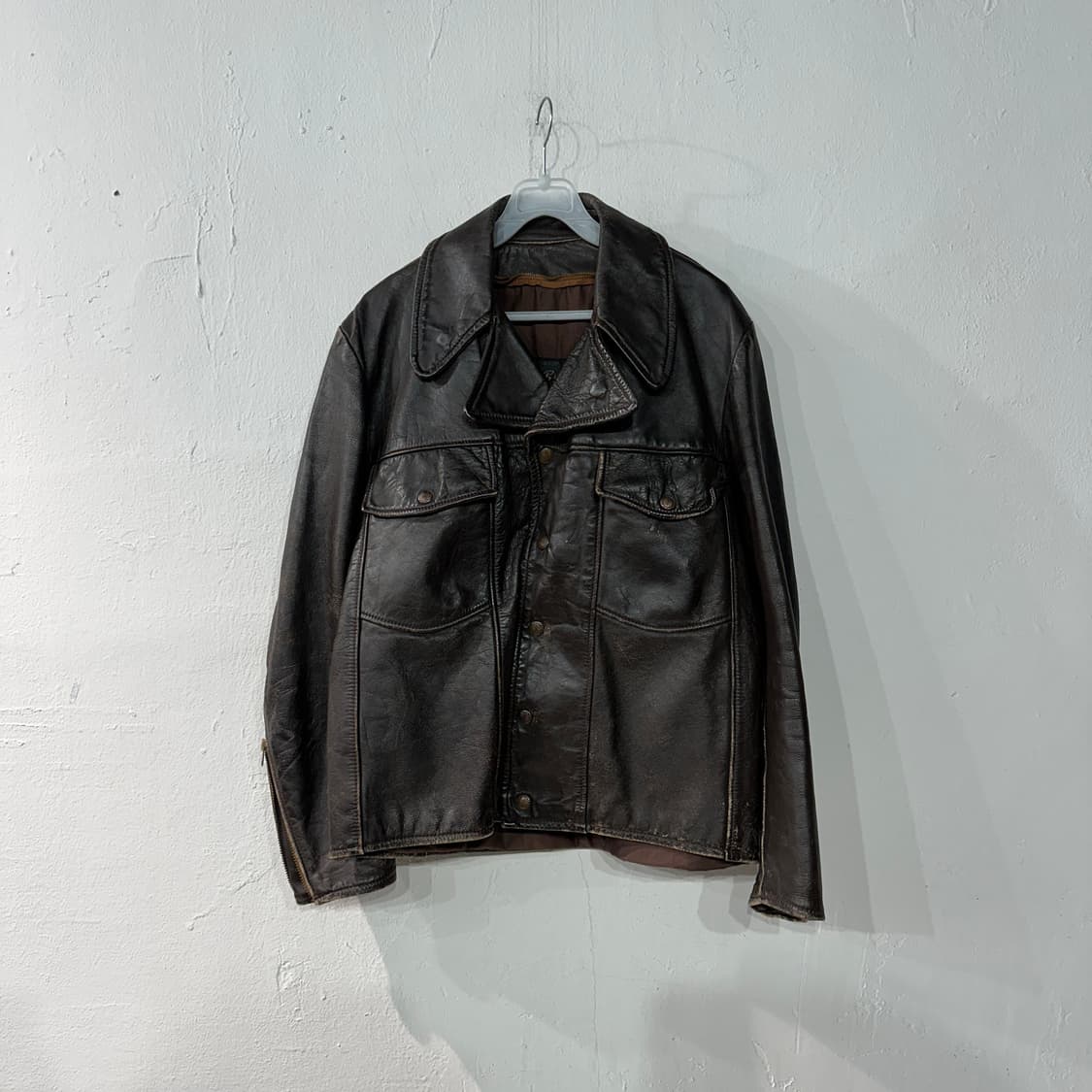 브룩스브라더스 가죽 레더 자켓 상품이미지1