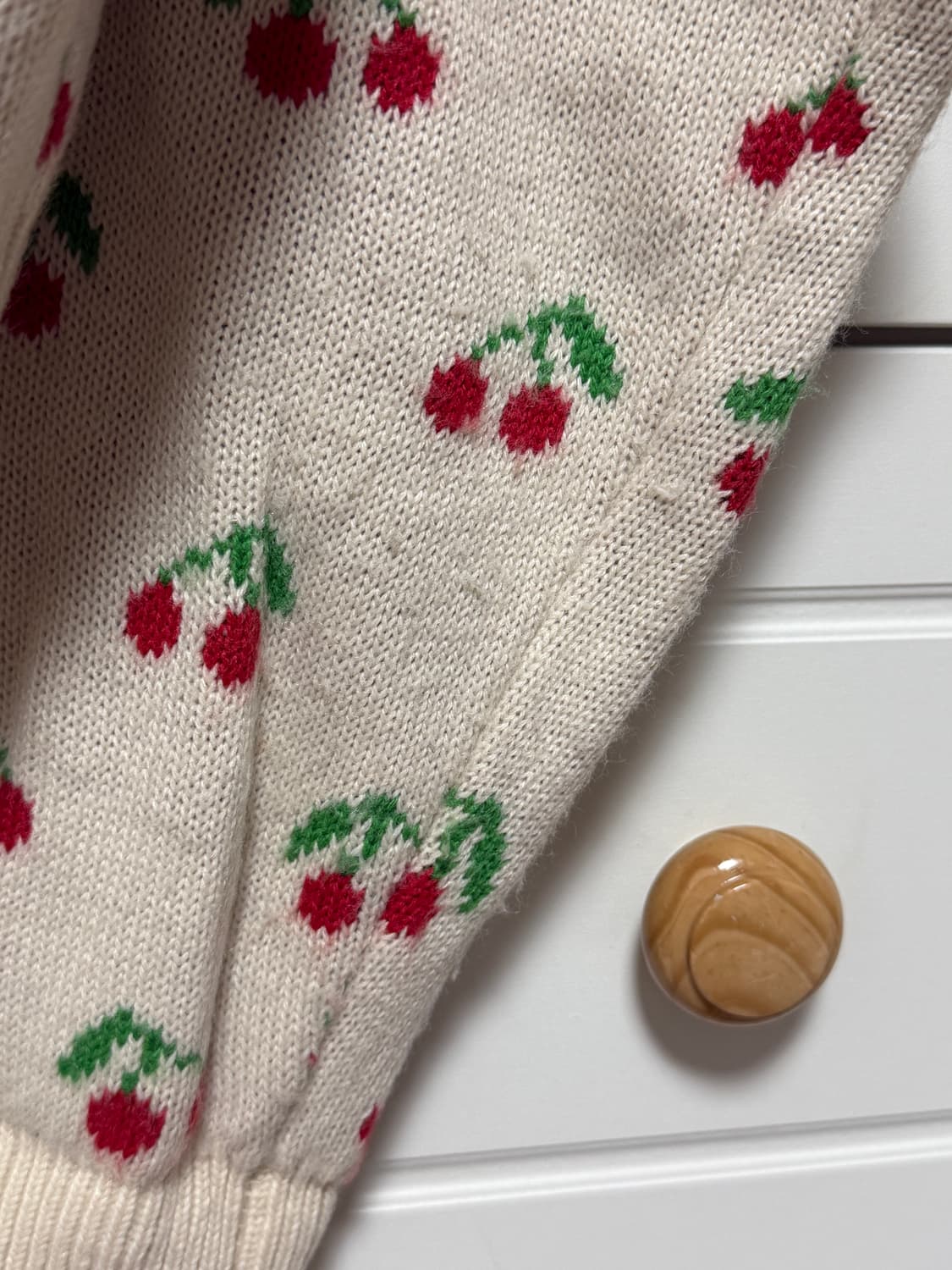 징짜 사랑스러운 체리 가디건 상품이미지7