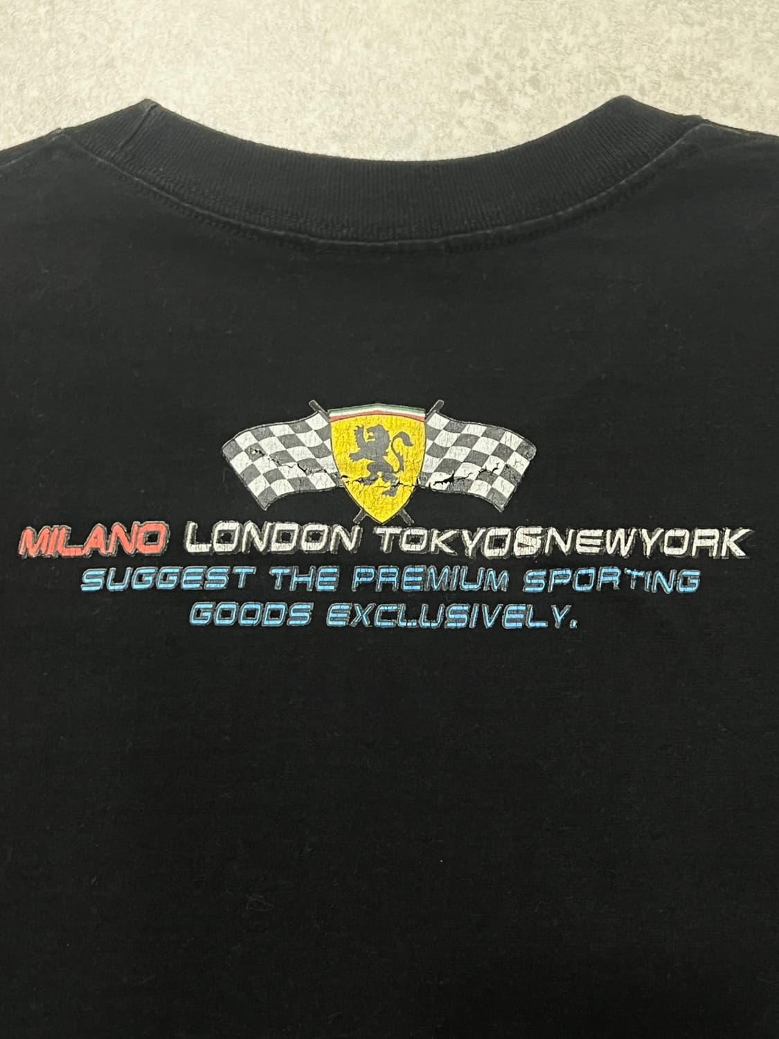 00s BAPE 레이싱 그래픽 티셔츠 L 상품이미지5