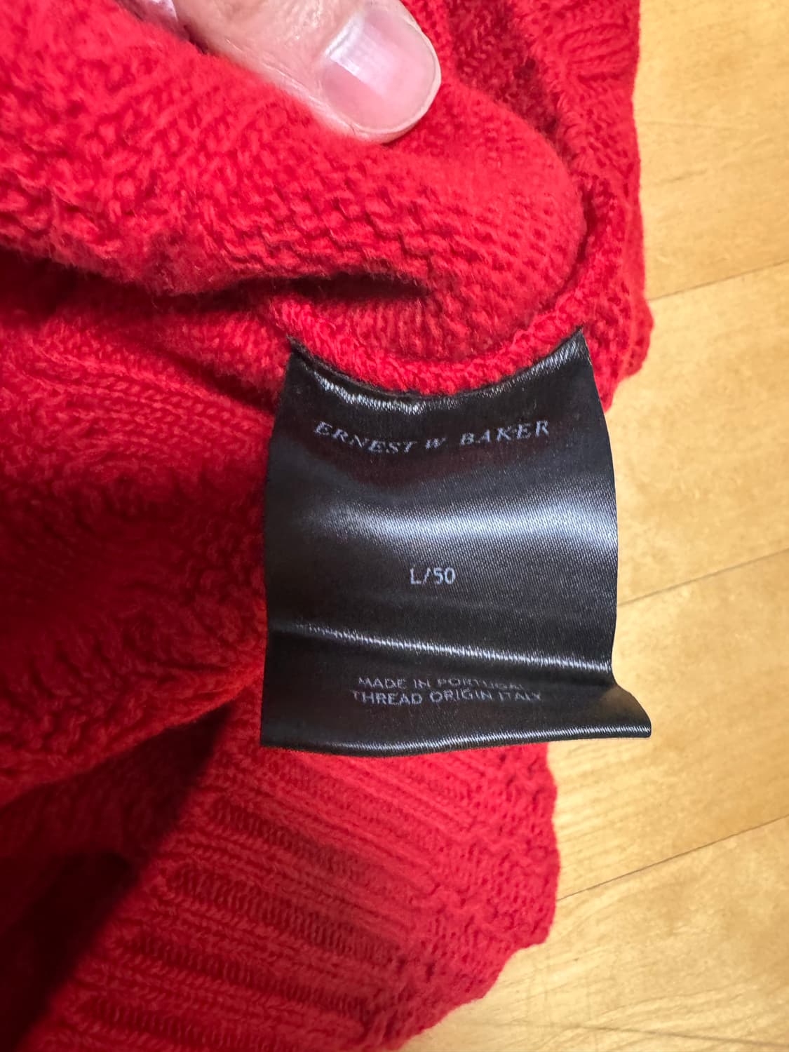 어네스트 w 베이커 니트 집업 상품이미지3