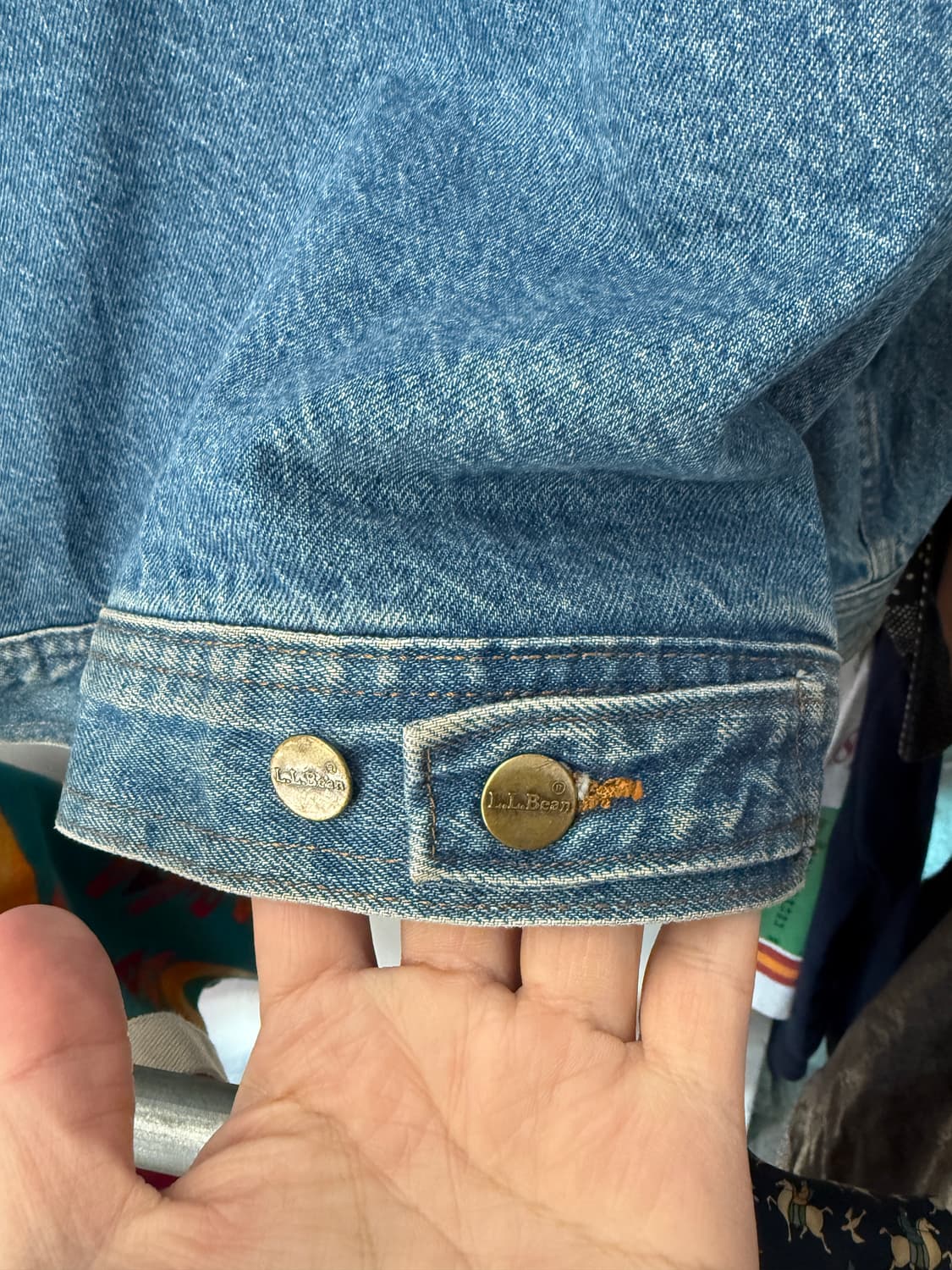 USA🇺🇸L.L.Bean 데님 블랭킷 라이닝 자켓 XL 상품이미지7