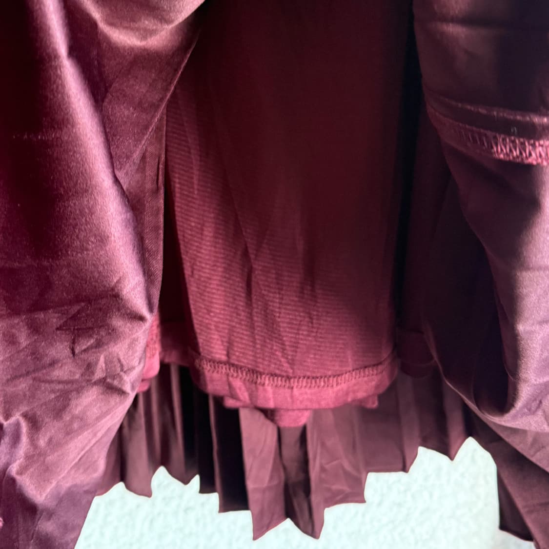 보르도 초원 바람 스커트 상품이미지4