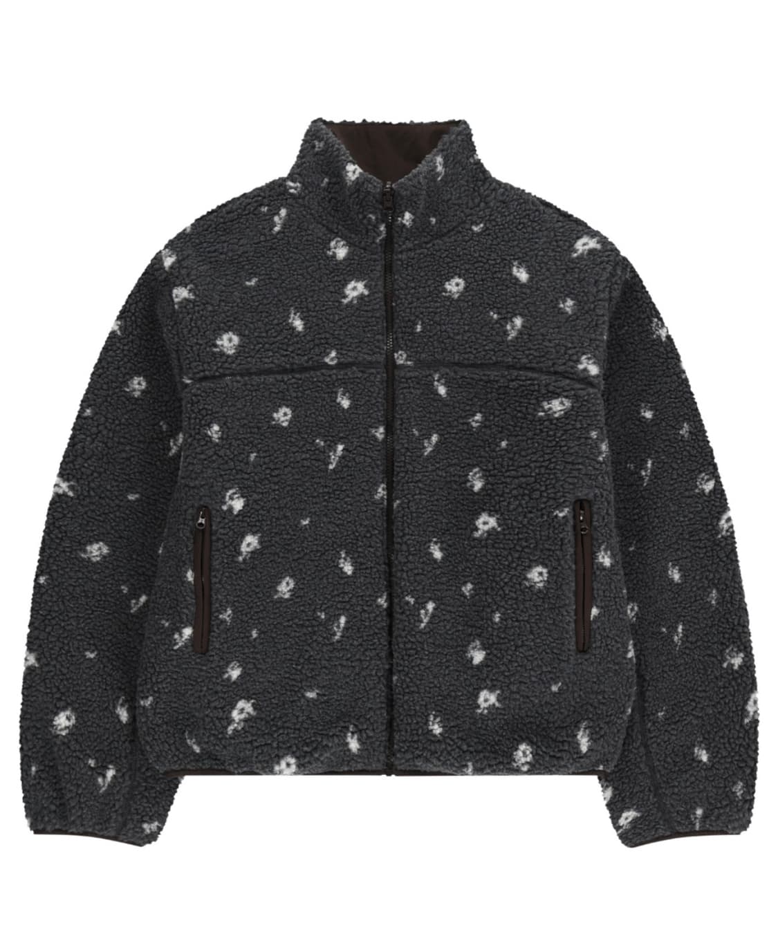 코이세이오 페탈 리버시블 플리스 자켓 그레이 상품이미지1