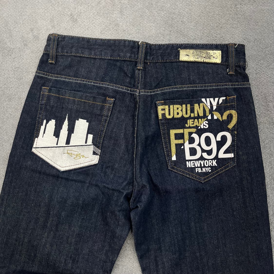 후부 올드스쿨 힙합 데님팬츠 상품이미지6