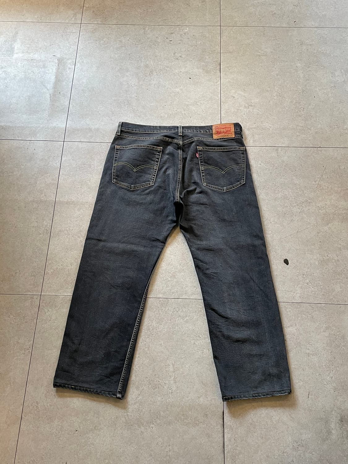 리바이스505 흑청 데님팬츠 상품이미지1