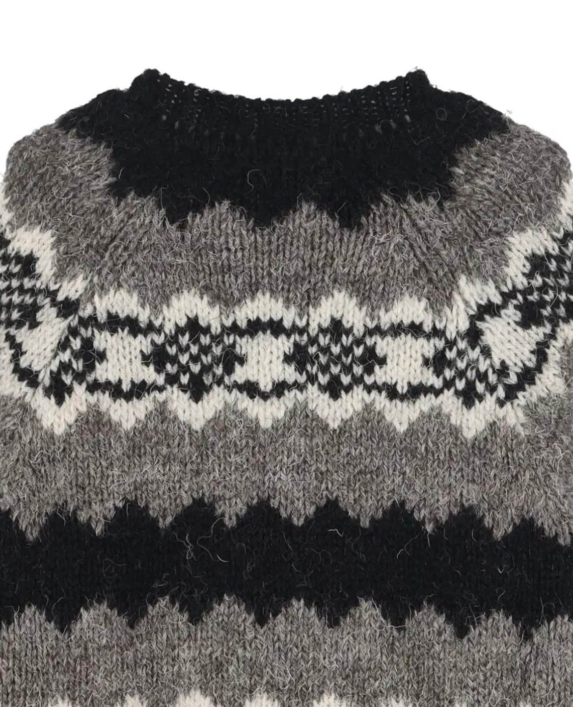 아워레가시 그린란드 스트라이프 브이넥 스웨터 상품이미지4