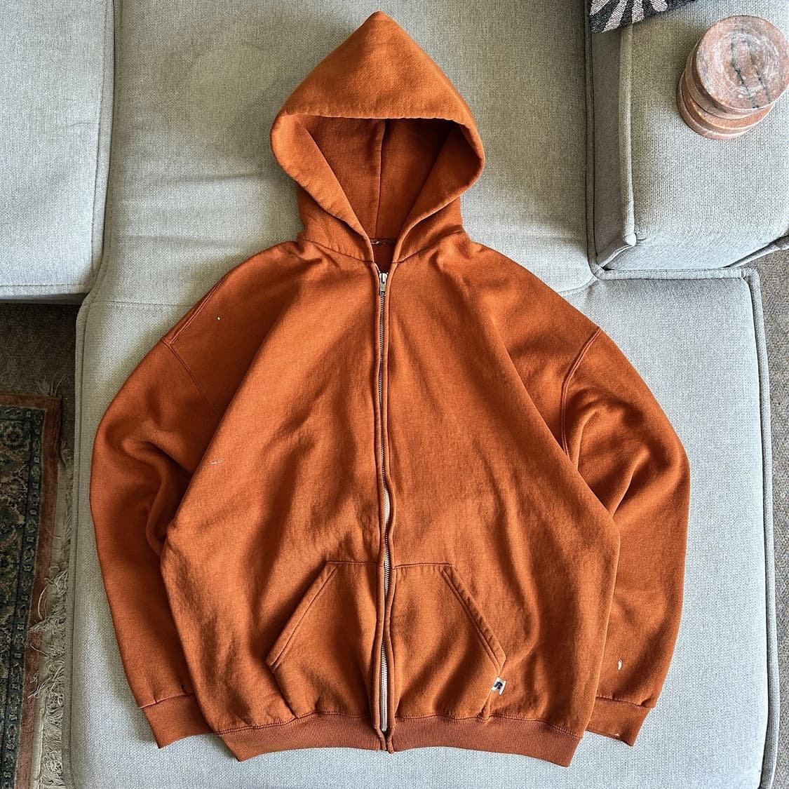 러셀 애슬레틱 빈티지 후드 집업 상품이미지1