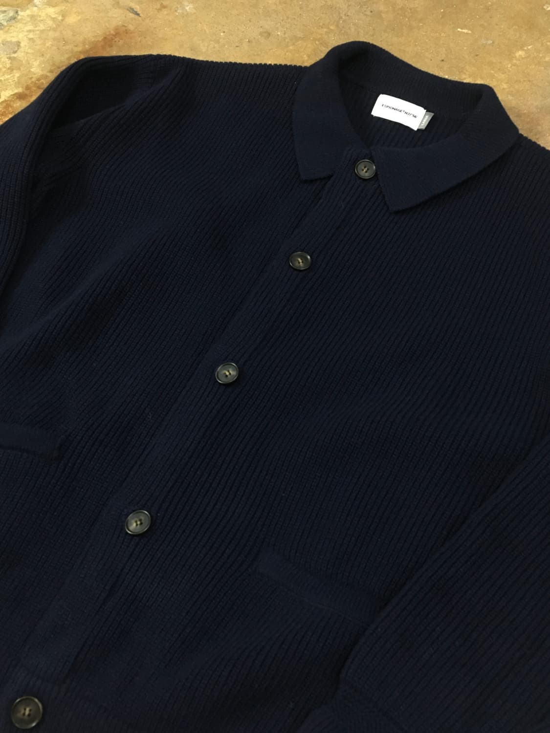 에스피오나지 밀러 헤비웨이트 가디건 네이비 상품이미지8