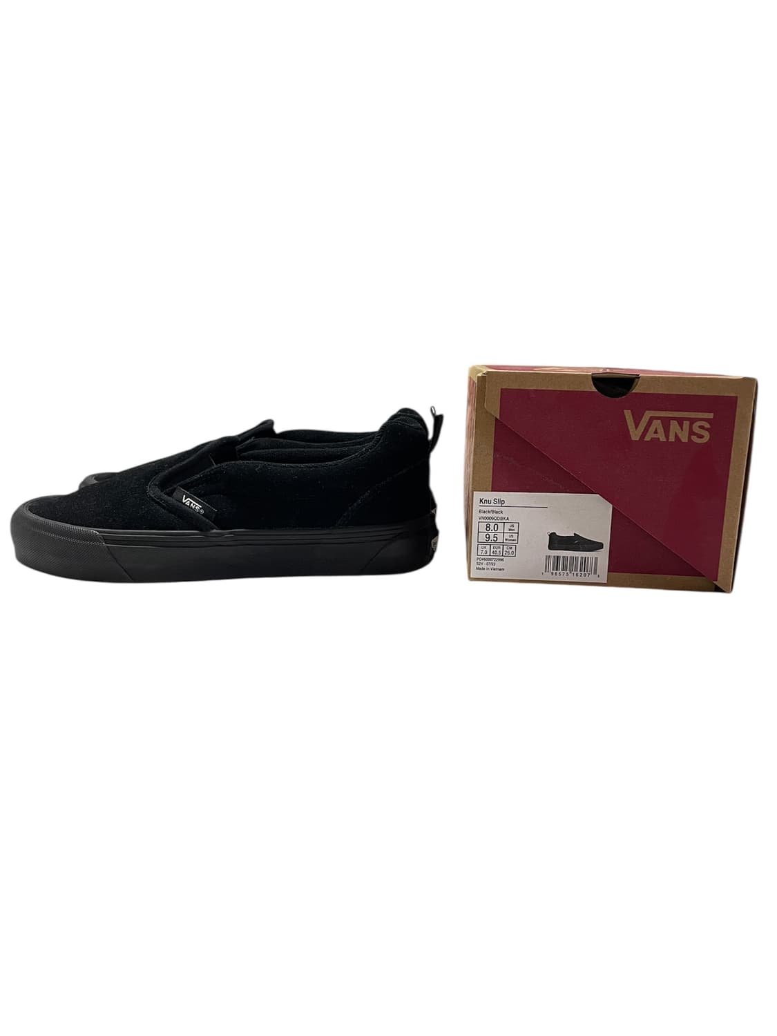 반스 Knu Slip-On Black Suede 260 상품이미지8