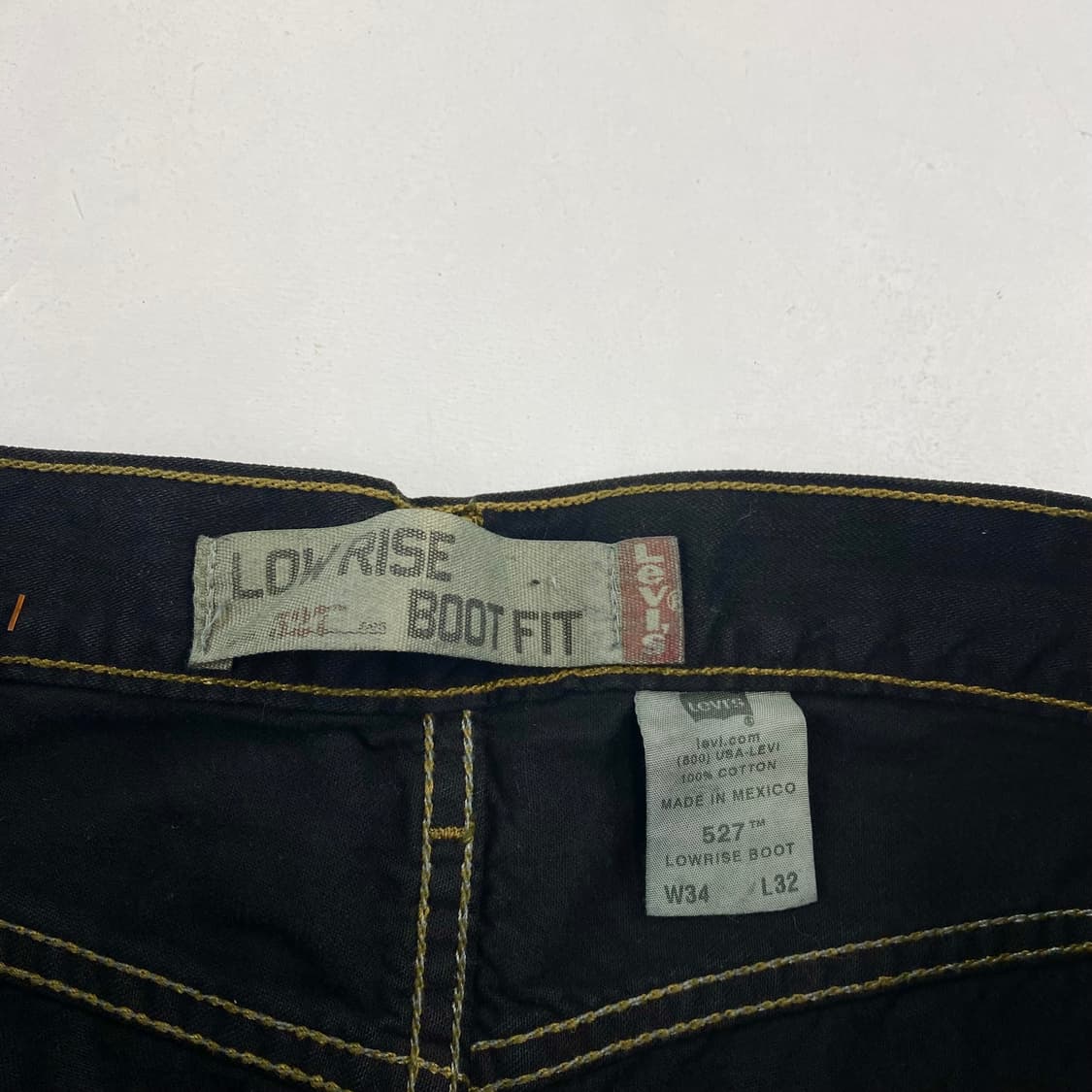 리바이스 527 부츠컷 블랙 플레어 진 (34) 상품이미지10