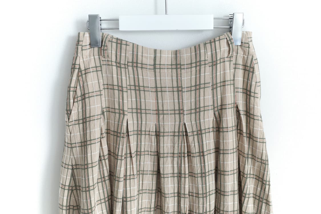 check pleats skirt 상품이미지3