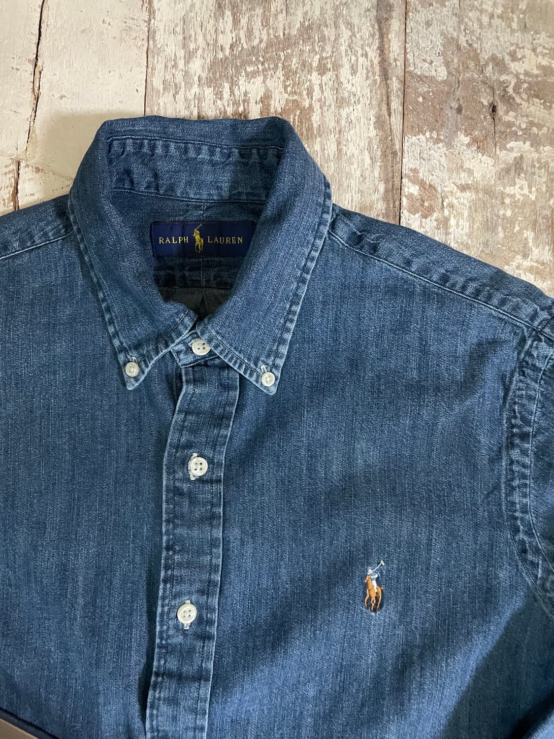 Polo Ralph Lauren Button-Down Denim Shir 상품이미지9