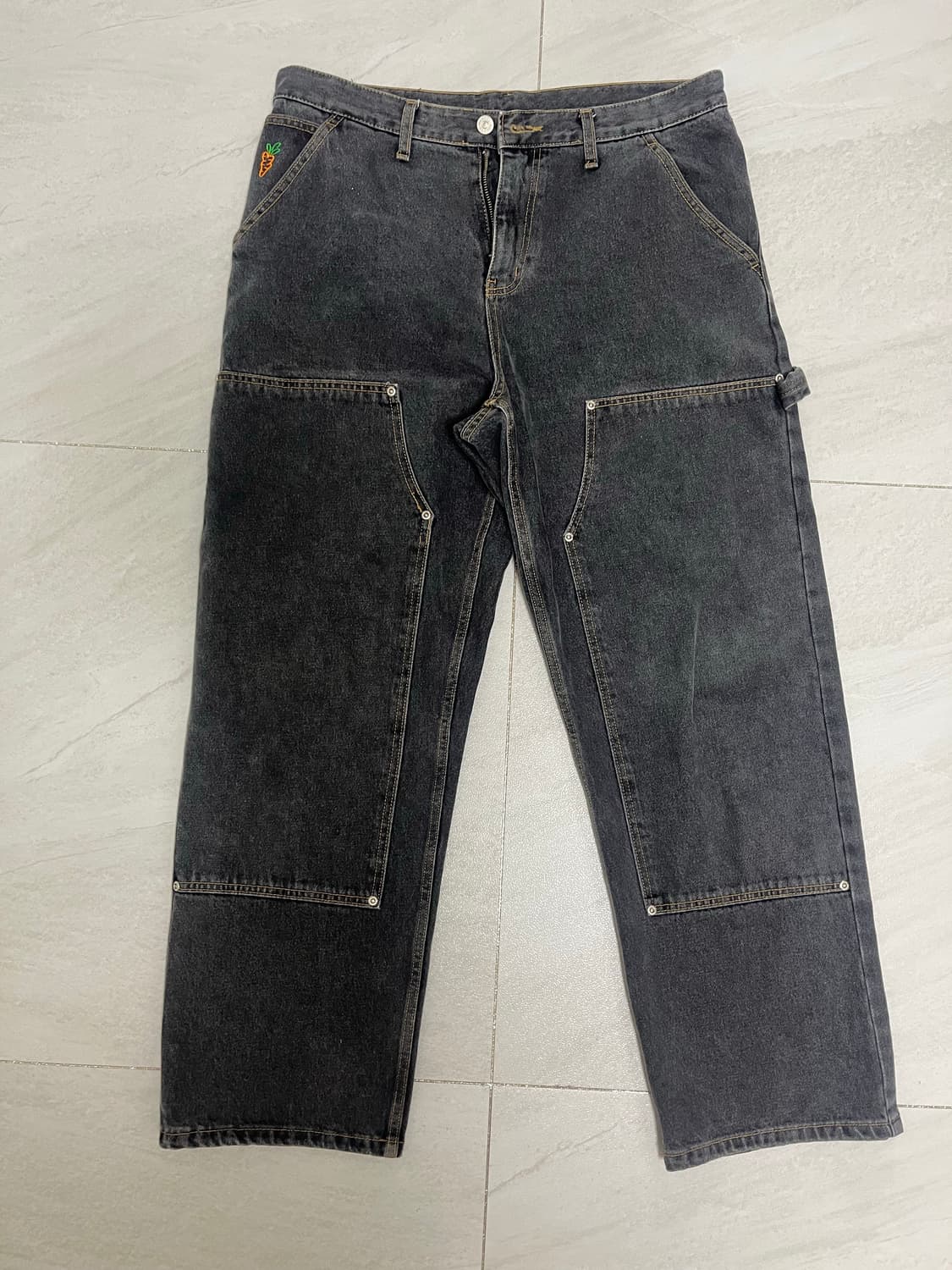 위캔더스 카펜터 더블니 데님 상품이미지2