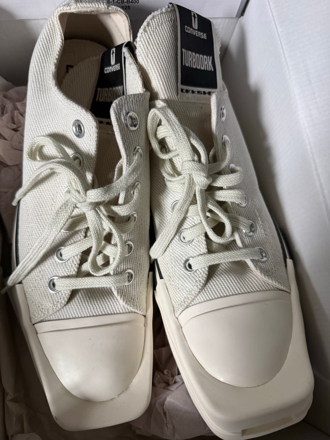 릭오웬스 컨버스 터보다크 로우 상품이미지1