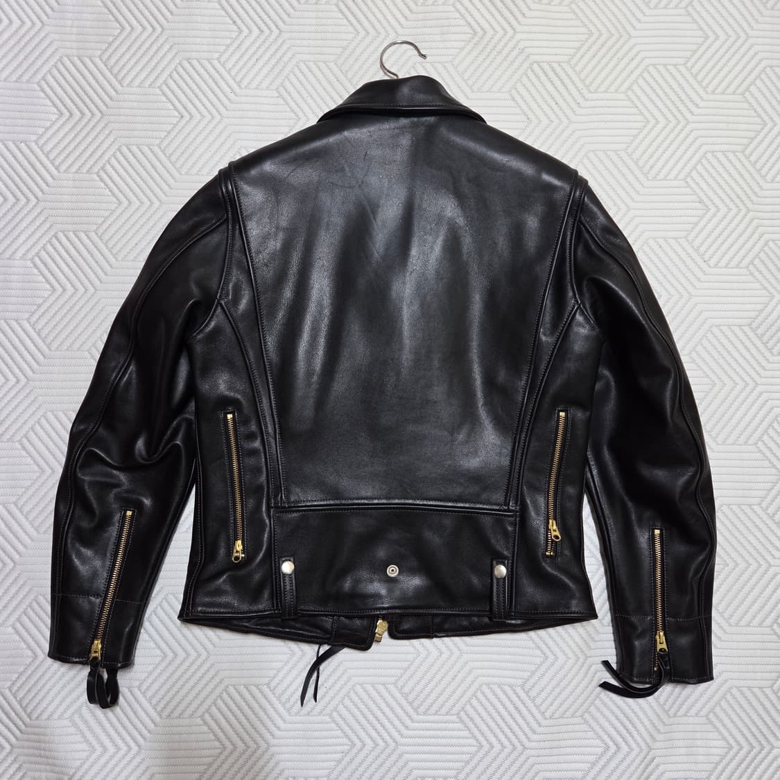 VELUOKLDLY 소가죽 D포켓 더블라이더 상품이미지2