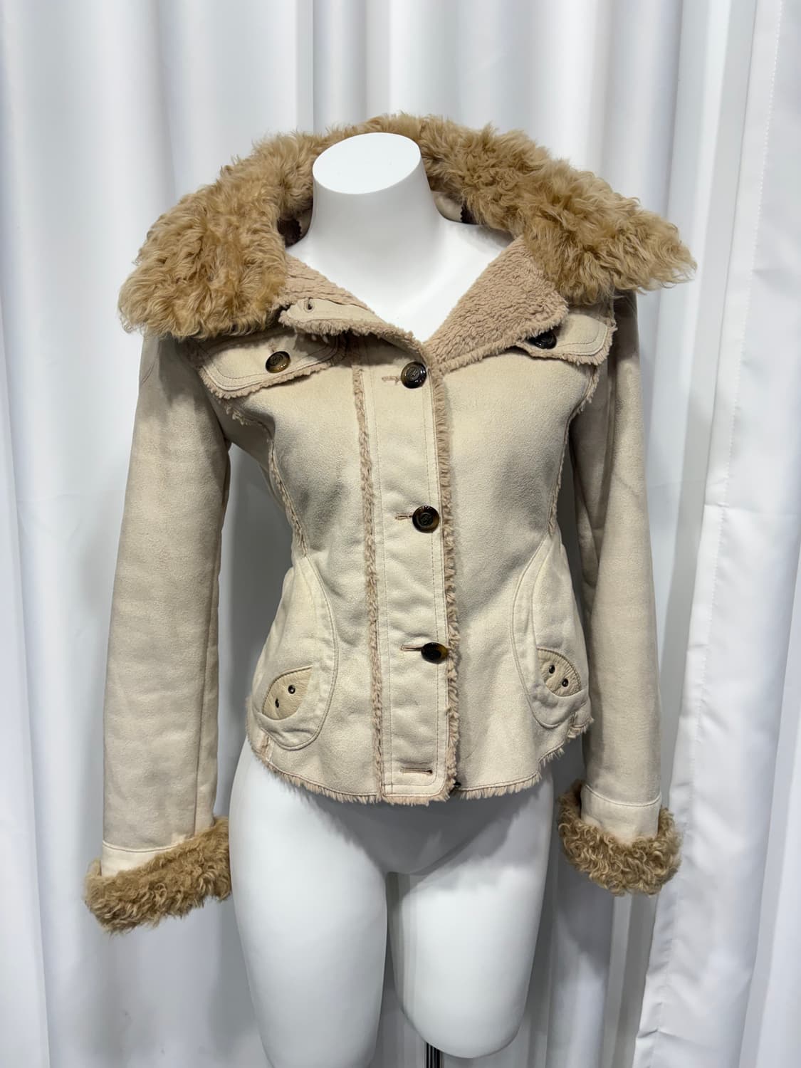 🎸화이트 쉐르파 자켓🎸 상품이미지5