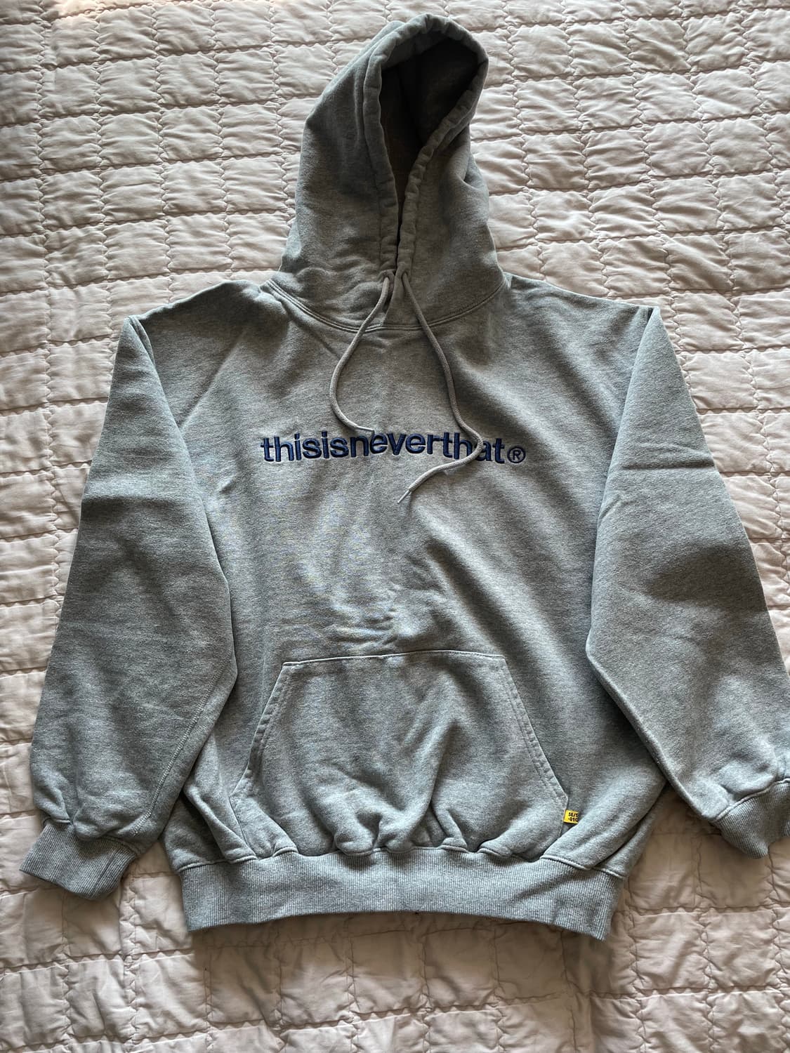 디스이즈네버댓 T-로고 후드 헤더 그레이 상품이미지2