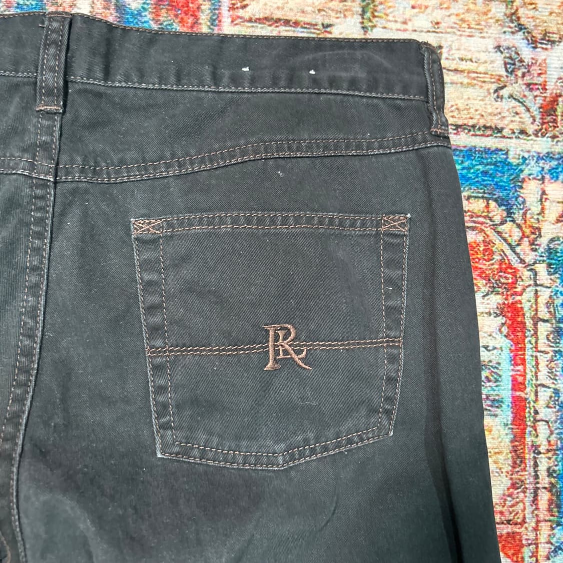 [30] 폴로 진컴퍼니 부츠컷 블랙 데님팬츠 상품이미지4