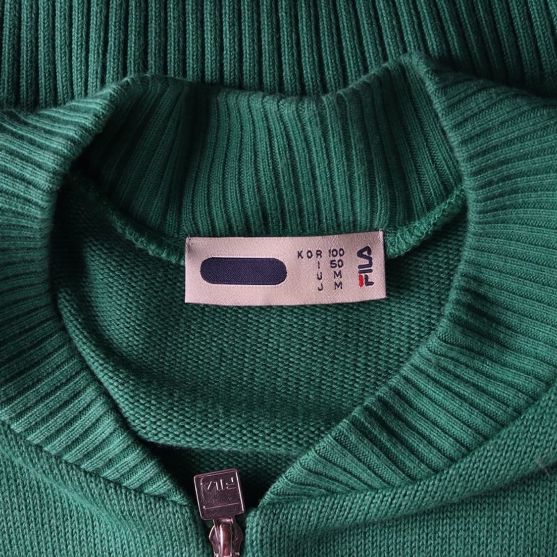 FILA 비엘라 이탈리아 올드스쿨 니트 집업 L 상품이미지6