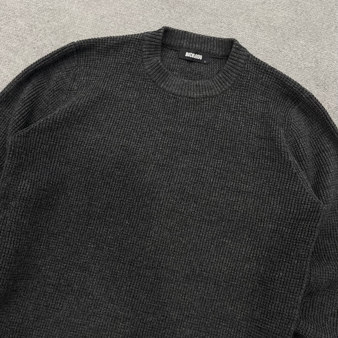 L 버커루 차콜 니트 상품이미지2
