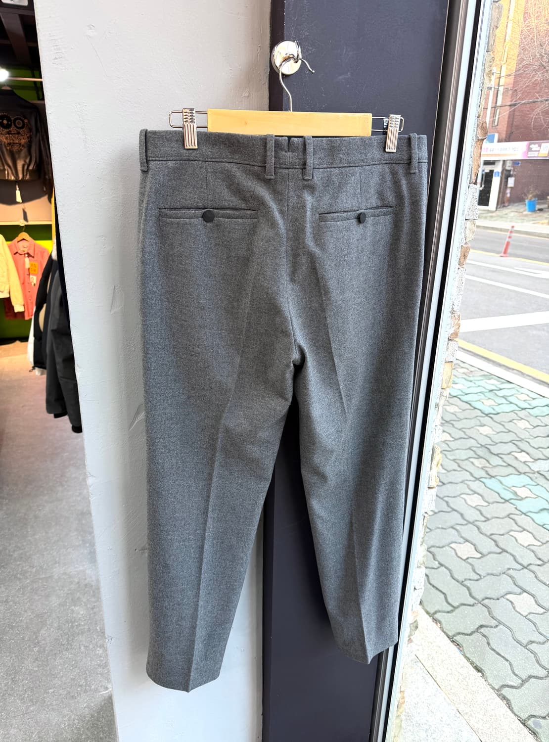 32/ 타임옴므 19FW 울 스트레이트 팬츠 상품이미지6