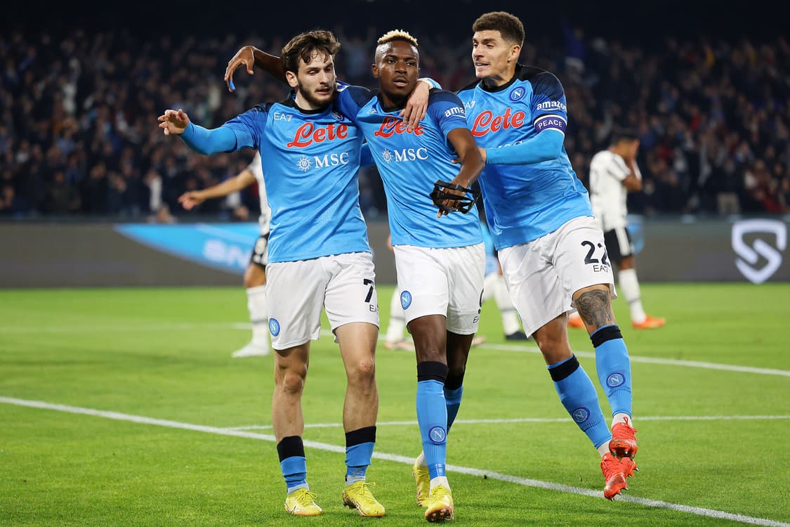 ♤필독♤ 22/23 SSC 나폴리 홈 작은 3XL <새상품> 상품이미지6