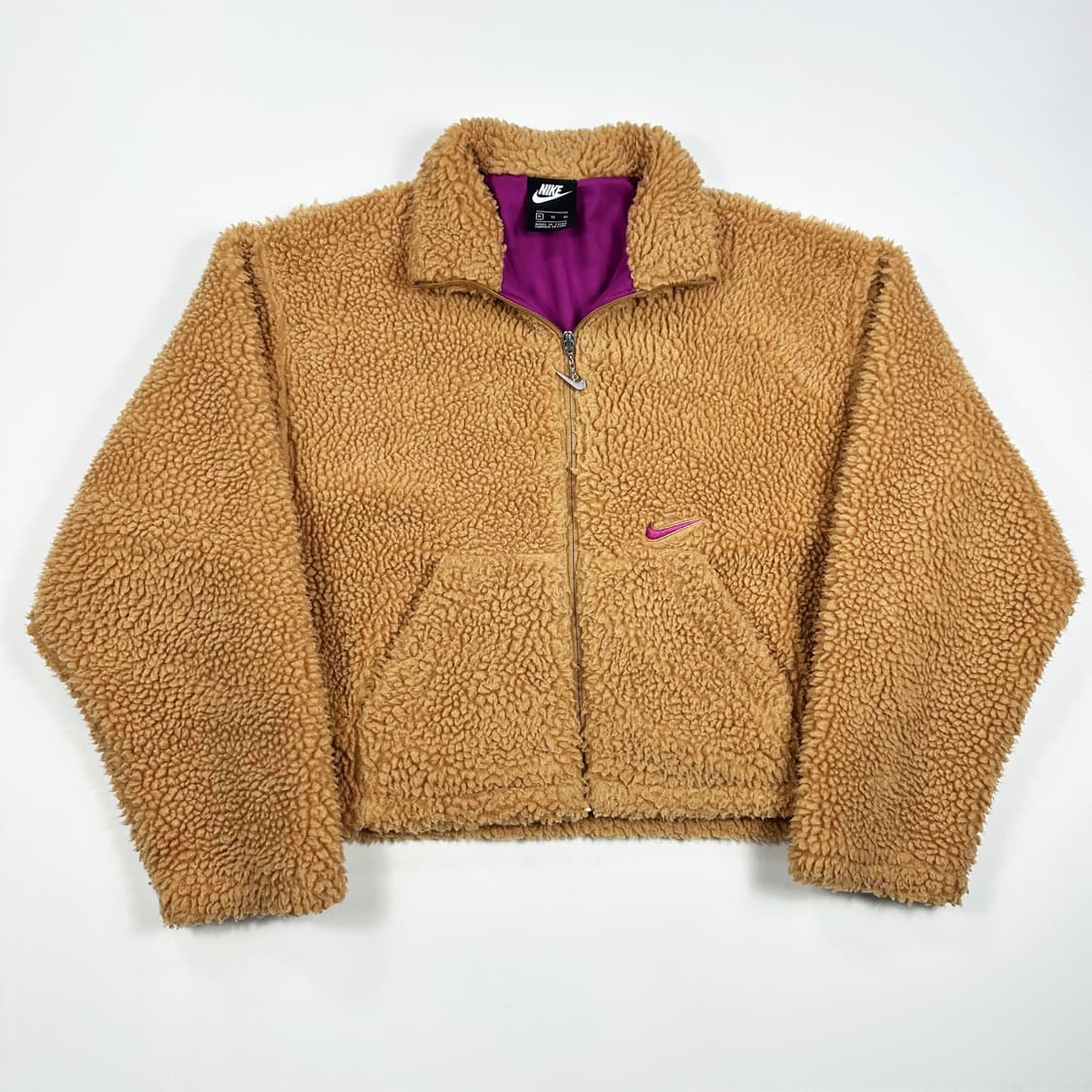 나이키 빅스우시 셰르파 베이지 후리스 자켓 (XL 여성추천) 상품이미지2