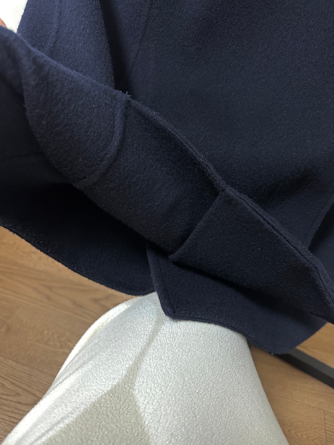 메종마레 밀리터리 코트 다크네이비 34 상품이미지6