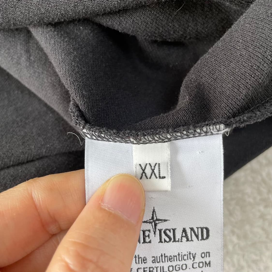 XXL 스톤아일랜드 블랙 반팔카라티셔츠 상품이미지6
