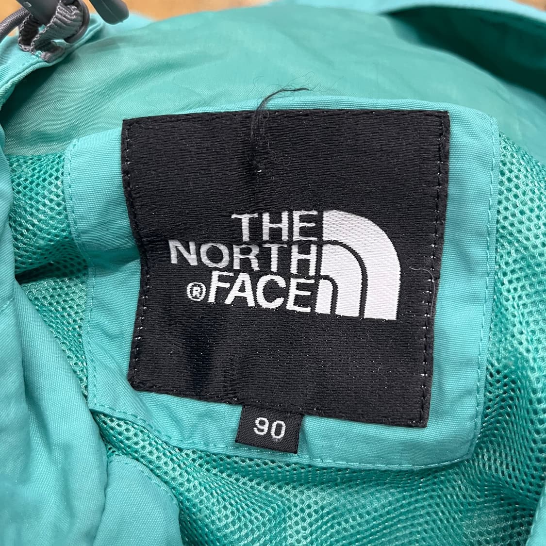 [정품/90,L] 노스페이스 바람막이 후드 자켓 민트 b14 상품이미지8
