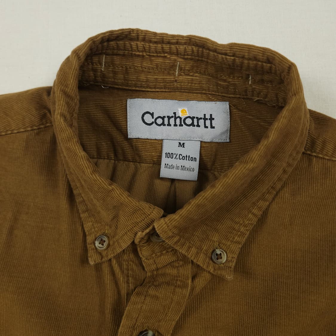 M(95) 칼하트 리워크 코듀로이 셔츠 우드브라운 상품이미지4