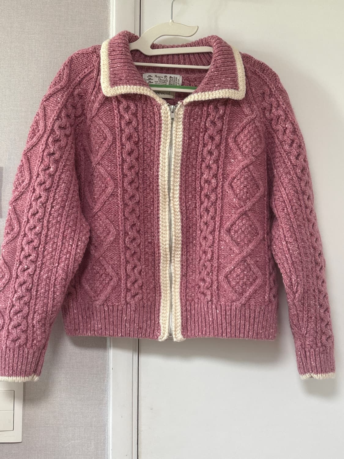 스무드무드 Rosewood Zipper Cardigan 로즈우드 가디건 상품이미지1